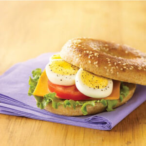 Boiled Eggs, Lettuce & tomato