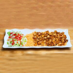 Chicken or Ground Beef or Lamb Over Rice