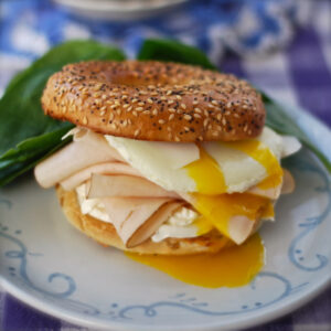 Turkey Bacon, Eggs & Cheese